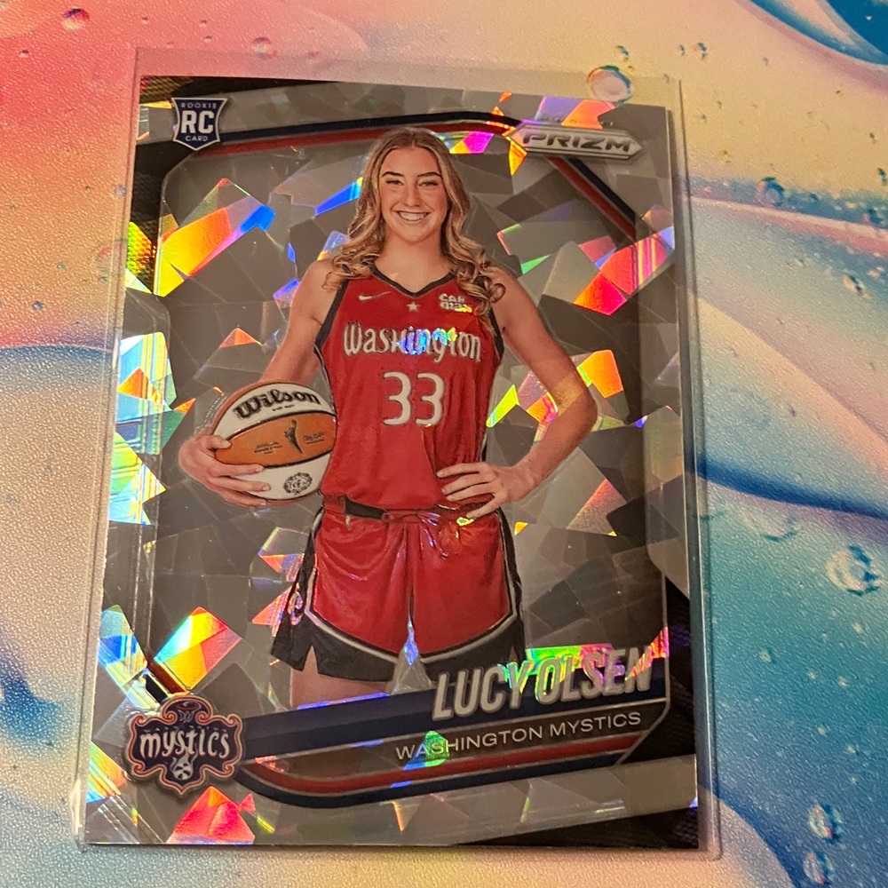 Lucy Olsen ROOKIE WNBA Basketball Card Mystics